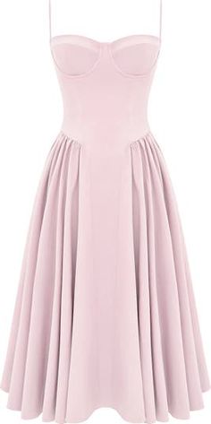 HOUSE OF CB Samaria Corset Fit & Flare Dress | Nordstrom Corset Midi Dress, Pink Corset, Bodice Top, Dress Pin, Pink Salt, Pretty Prom Dresses, House Of Cb, Dress Crafts, Pink Midi Dress