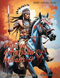 the native american indians 4 coloring book is on sale for $ 3 99 at amazon