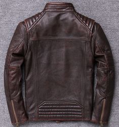 Slim Coat Retro Biker Short Motorcycle Jacket Fashion Brown Leather Jacket Leather Jacket Outfit Men, Biker Shorts Outfit, Biker Short, Nice Clothes, Leather Jacket Outfits, Shorts Outfit, Man Fashion, Jacket Fashion