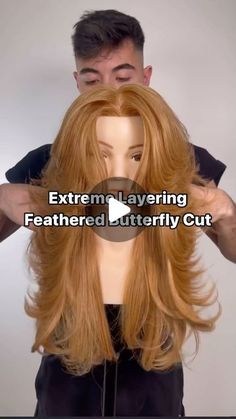 Angle Haircut Long, Long Multi Layered Haircut, Flippy Layers Long Hair, How To Layer Long Hair Diy, Layer Hair Cuts For Long Hair, How To Layered Hair, Trim With Layers Hair, Step Layer Haircut For Long Hair, Wispy Ends Haircut