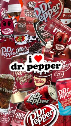 i love dr pepper and it's all over the place