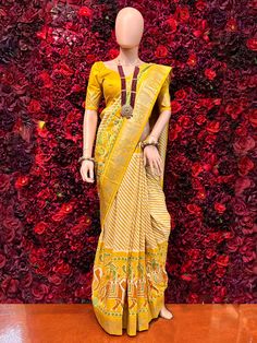 Since time immemorial, yellow saree has been ceremonies very own garment that has always reflected a woman’s beauty and elegance! This figure flattering ruffle saree can be worn like a lehenga or like a regular trendy saree. Comes with stitched blouse. Size 34-42 Color - Yellow Fabric & Work Style -- Shimmer Lycra Pleated saree- Off Shoulder Blouse has beautiful embroidery. Size 34-38 Details -- Assured quality.- Wash care instruction: Dry clean only.- Slight variation in color is possible due t Yellow Bollywood Pre-draped Saree, Bollywood Style Yellow Pre-draped Saree For Navratri, Yellow Bollywood Pre-draped Saree For Navratri, Elegant Yellow Choli With Traditional Drape, Elegant Yellow Choli For Navratri, Transitional Season Anarkali Yellow Saree, Yellow Pre-draped Saree With Zari Work, Yellow Pre-draped Saree For Navratri, Transitional Yellow Anarkali Saree