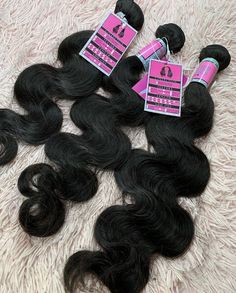 Selling Bundles Ideas, Hair Bundle Packaging Ideas, Long Ponytail, Luxury Hair Extensions, Bundle Business, Hair Boutique, Hair Business