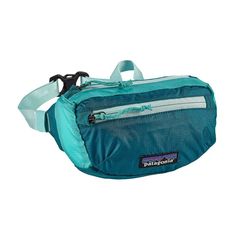 Lightweight Travel Mini Hip Pack, Strait Blue (STRB) Patagonia Nylon Bag For Outdoor, Functional Green Belt Bag For Outdoor, Functional Patagonia Outdoor Bags, Patagonia Functional Everyday Bag, Functional Belt Bag For Outdoor Activities, Patagonia Nylon Travel Bag, Nylon Belt Bag With Functional Pockets For Outdoor, Functional Patagonia Travel Bags, Functional Blue Nylon Belt Bag