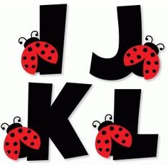 the letter k is for ladybug