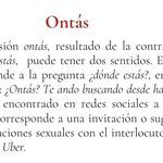 an article in spanish with the caption'ontass'written below it