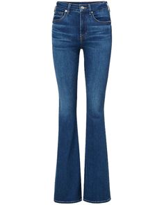 Veronica Beard High Rise Beverly Skinny Flare Jean in Bright Blue High rise Button closure Zip fly Belt loops Five pocket style Slim through leg Slightly flare hem Full length Italian denim fabrication 92% cotton, 6% elastomultiester, 2% elastane Veronica Beard, Bright Blue, Flare Jeans, Full Length, High Rise, Blue, Quick Saves