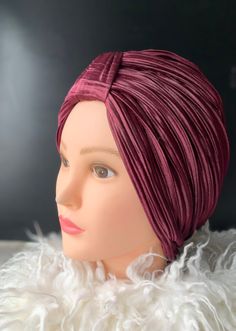 Are you Looking for a stylish women turban  or need a headcover during  a chemo  ? look no further! our turban are made with you in mind ! This lined turban  satin pleated turban is not only elegant but comfy and light weight. Very fashionable and can be worn  everyday and also for parties and special occasions. accessorize it with a brooch to take it one step further . Made  from soft stretch pleated satin polyester fabric,  Satin crinkle stretch fabric - Our handmade help you feel confident if