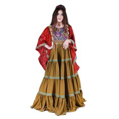 Hand Craft Traditional Design Dress Thrift Store Clothes, Afghan Style, Dress With Hat, Embroidery Hand, Afghan Dresses, Stylish Hats, Abaya Fashion, Traditional Dress, Long Gown