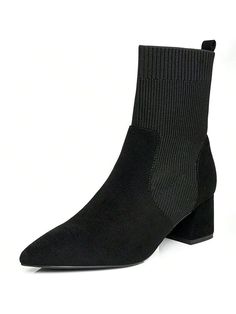 [Comfortable Material]: ankle boots surface with textile fabric, comfortable and breathable, inclusive. The rubber sole is non-slip and wear-resistant, so you can take every step with confidence no matter how fast or slow you walk.
[Attention to Detail]: Soft insole lining, heel height of about 4 inches, knitted high top, chunky boots for women from a number of details to provide you with a sense of comfort, do not worry about walking tired feet.
[Casual and Versatile]: The fashionable pointed t Fall Womens Boots, Classic Boots Woman, Womens Fall Boots, Boots Fall Ankle, Pointed Toe Ankle Boots, Sock Booties, Sock Boots, Jeans Wide, Boots Women Fashion