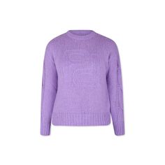 Color: Lilac Lilac knitted sweater, with long sleeves, ribbed crew neck, cuffs and hem. It is embellished with embroidered front logo. Made in Italy 57% Acrylic, 29% Polyamide, 7% Wool, 7% Viscose. Hand wash. Lilac Sweater, Italian Outfits, Kenzo Kids, Boutique Stores, Local Boutique, Stella Mccartney Kids, Luxury Shop, Girls Sweaters, Black Bag