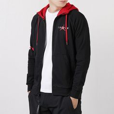 Jordan Jackets, Black Jordans, Jordan Basketball, Men Clothing, Nike Jordan, Hooded Jacket, Air Jordan, Air Jordans, Jordan