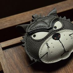 Handmade Black Leather Coin Purse, Black Leather Handmade Coin Purse, Handmade Leather Coin Purse For Personal Use, Hand-stitched Leather Coin Purse For Daily Use, Angry Cat, Keychain Handmade, Cat Keychain, Cat Bag, Cat Charm