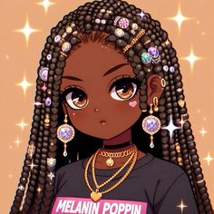 Black Animation, Digital Sketchbook, Black Pfp, Sketches Ideas, Vision Art, Black Woman Artwork, Cartoon Character Tattoos, Cute Wallpapers For Ipad, Chibi Art