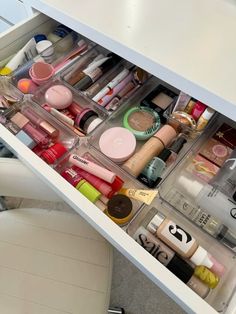 Charlotte Tillbury, Room Organization Bedroom, Makeup Drawer Organization, Makeup Drawer, Elf Makeup, Vanity Organization, Makeup And Skincare