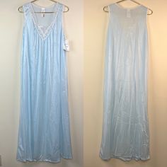 New With Tags Women’s Size Medium Light Blue Sleeveless Sleepwear, Light Blue Summer Nightgown, Blue Sleeveless Nightgown For Loungewear, Blue Sleeveless Sleepwear With Lace Trim, Blue Lace Trim Sleeveless Sleepwear, Blue Lace Trim Nightgown For Sleep, Light Blue Sleeveless Sleepwear With Lace Trim, Light Blue Nightgown For Home, Light Blue Lace Trim Nightgown For Home