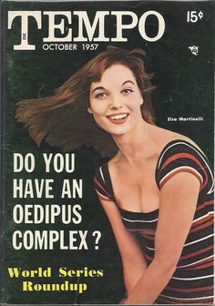 an old magazine cover with a woman smiling