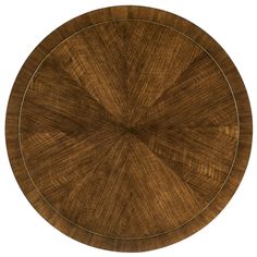 a round wooden table top with an intricate design