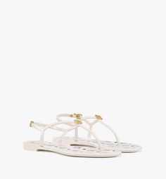 Monogram Jelly Sandals Chic Jelly Sandals With Buckle Closure, Elegant Flat Jelly Sandals, Cognac Sandals, Latest Sandal, Slides Women, Slides Sandals, Monogram Prints, Jelly Sandals, Coconut Shell