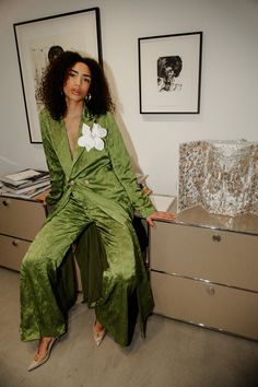 Tailored Pants With Patch Pockets For Spring, Spring Straight-leg Pantsuit With Pockets, Spring Straight Leg Pantsuit With Pockets, Party Wide-leg Pantsuit With Pockets, Party Wide Leg Pantsuit With Pockets, Party Pantsuit With Pockets And Wide Leg, Incredible Artwork, Flamboyant Natural, Spring Awakening