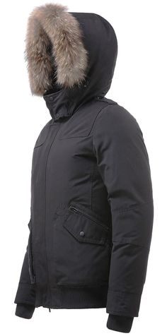 Arctic Residents New York Winter Coat for Men Down Jacket with Hood - Grey - Size 2XL/XXL Care Instructions: Dry Clean Only Fit Type: Slim Shell fabric: 85% polyester,15% cotton,water and wind resistant; Filling: 80/20 white premium duck down; Two big front pockets with fleece inside and attached with upper zipper pockets .one embroidered logo on the right sleeve ; two inside pockets ; one inside phone pocket Non-detachable hood, comfortable and warm, detachable genuine Raccoon fur trim on hood.Heavy duty front zipper with double sliders,full length zipper plus buttons closure, warm, good for outdoor activities in cold weather condition black bin Black Bin, New York Winter, Coat For Men, Man Down, Mens Winter Coat, Jacket With Hood, Duck Down, Detachable Hood, Fur Trim