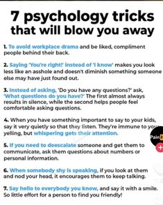 Psychology Tricks, Psychological Facts Interesting, Mental Health Facts, Psychology Fun Facts, Boss Life, Personal Improvement, Skills To Learn, Mental And Emotional Health, Lesson Quotes