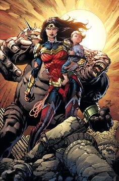 WONDER WOMAN #48...... !!!! Marvel Supervillains, Art Dc Comics, Holding A Baby, Comic Collection, American Comics