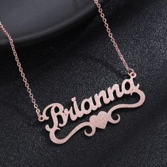 Frosted Heart Name Necklace is a beautiful bespoke frosted single nameplate personalized jewelry necklace for classy stylish jewelry lovers. This appealingly beautiful name necklace give a prestigious quality garnish for your attire. You can unleash your creative powers here. We know how creative you are as an individual. Maybe you are frustrated because you haven't got an opportunity to showcase your artistic creative talents. Well, this is the chance. Make full use of it. Don't wait and limit Customizable Rose Gold Heart Name Necklace, Rose Gold Engraved Heart Pendant Name Necklace, Engraved Rose Gold Heart Pendant Name Necklace, Customizable Rose Gold Heart Necklace, Personalized Heart-shaped Rose Gold Name Necklace, Personalized Rose Gold Heart Name Necklace, Customized Rose Gold Heart Pendant Jewelry, Personalized Rose Gold Necklaces For Party, Rose Gold Name Jewelry For Valentine's Day