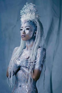 Ice Queen Makeup, Queen Makeup, Queen Pictures, Queen Hair, Hair Shows, Ice Queen, Shooting Photo