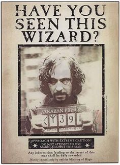 an old wanted poster with the caption'have you seen this wizard? '