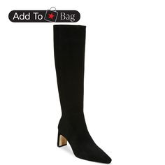 in stock Knee High Boots Dress, Dress Boots, Dress With Boots, Sam Edelman, Black Suede, Black Boots, Shoe Boots, Pick Up, In Store