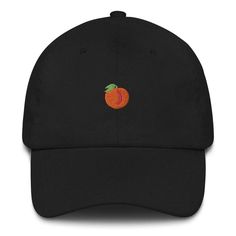 Peach Emoji Dad Hat | Proud, Gay, & Sassy T-Shirts, Accessories, & More – Gay Pride Apparel Adjustable Fit Dad Hat Baseball Cap For Streetwear, Adjustable Dad Hat Baseball Cap For Streetwear, Adjustable Dad Hat With Curved Visor For Streetwear, Adjustable Curved Brim Dad Hat For Streetwear, Summer Streetwear Dad Hat With Curved Visor, Adjustable Baseball Cap For Baseball Season, Trendy Cotton Dad Hat With Visor, Adjustable Fit Dad Hat Baseball Cap, Adjustable Visor Dad Hat For Streetwear