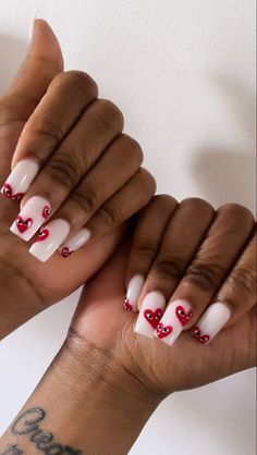 February Nails, Colorful Nails, Colored Acrylic Nails, Girly Acrylic Nails, Short Square Acrylic Nails, Unique Acrylic Nails, Acrylic Nails Coffin Short, Short Acrylic Nails Designs, Pink Acrylic Nails