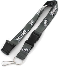 a lanyard strap with the philadelphia eagles logo on it