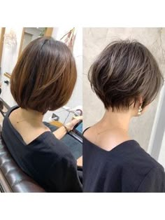 Kort Bob, Κούρεμα Bob, Short Hair Back, Short Blonde Haircuts, Short Hairstyles For Thick Hair, Shot Hair Styles, Haircut For Thick Hair, Short Hair Haircuts