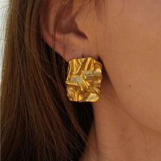 Textured Gold Geo Earrings Stainless Steel, 18k Gold Plated New (Boutique Packaging) ****Add Your Favorites To Your Bundle For A Special Discount **I Always Accept Reasonable Offers Tags : Anthro Anthropologie Free People We The Free Zara Zara Jewelry Lili Pulitzer Kendra Scott 8 Other Reasons Dolls Kill For Love And Lemons Shashi Jewelry Baublebar Asos Revolve Boho Bohemian Gypsy Minimalist Country Beaded Festive Luxury Contemporary Vintage Cute Floral Boutique Packaging, Statement Stud Earrings, Contemporary Vintage, Zara Jewelry, Luxury Contemporary, Anthropologie Jewelry, Vintage Style Jewellery, Antique Pink, Stud Set