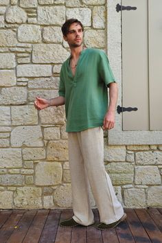 Hemp Pants For Men : Discover the perfect blend of casual elegance and sustainable fashion with our Men's Hemp Drawstring Pants. Made from 100% natural hemp, these pants are a unique and stylish alternative to linen, offering unmatched comfort and breathability. Available in beige, they cater to a wide range of sizes from XS to 4XL, including five length options, ensuring a perfect fit for men of all shapes and sizes, from petite to big and tall. Crafted from 100% natural hemp, these hemp pants offer numerous benefits that set them apart. Hemp is known for its durability and sustainability, making these hemp pants men the perfect addition to any eco-conscious wardrobe. The elastic waist with drawstring provides a customizable fit, while the two convenient side pockets add practicality. The Hemp Pants, Trousers Mens, Hemp Clothing, Fit For Men, Hemp Fabric, Pants For Men, Tall Guys, Drawstring Pants, Sustainable Clothing