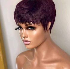 Wig Business, Short Pixie Cut Wigs, Pineapple Drawing, Long Weave Hairstyles, Silky Straight Hair, Short Weave Hairstyles, Short Cut Wigs, Cornrows Braids For Black Women