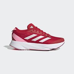 adidas Shop the Adizero SL Running Shoes - Red at adidas.com/us! See all the styles and colors of Adizero SL Running Shoes - Red at the official adidas online shop. Pink Running Shoes Adidas, Womens Running Shoes Adidas, Training Shoes Adidas, Running Fast, Red Trainers, Adidas Adizero, Best Running Shoes, Adidas Shop, Red Adidas