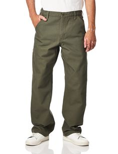 PRICES MAY VARY. Carhartt Company Gear Collection *12-ounce, heavyweight, 100% ring-spun cotton duck *sits at the natural waist Machine wash warm - like colors Loose Work Pants, Best Cargo Pants, Men's Uniforms, Safety Clothing, Utility Pants, Carhartt Mens, Cargo Pants Men, Work Pants, Dungarees