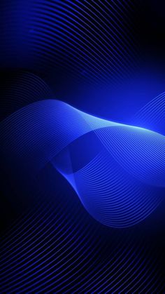 an abstract blue background with wavy lines