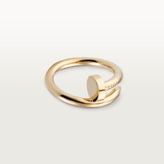 CRB4092600 - Juste un Clou ring - Yellow gold - Cartier Cartier Gold Ring, Juste Un Clou Ring, Cartier Gold, Nail Ring, Luxury Rings, Classic Ring, Love Ring, Love Bracelets, Ring Ring