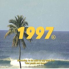 a palm tree sitting on top of a beach next to the ocean in front of a blue sky