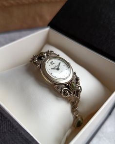 Women's Vintage Mechanical Watch Veltina, Watch With Stones, 1980s - Etsy Ukraine Timeless Metal Analog Watches And Jewelry, Timeless Metal Analog Jewelry And Watches, Timeless Analog Metal Jewelry And Watches, Formal Analog Metal Watch, Metal Jewelry And Watches With Round Dial For Anniversary, Handmade Elegant Formal Watches, Elegant Handmade Formal Watches, Vintage Metal Dial Watches For Evening, Vintage Metal Watch For Formal Occasions