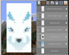 an image of a computer screen with the text, white eyed demon in minecraft