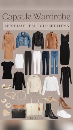 Autumn Capsule Wardrobe, French Capsule Wardrobe, Classic Capsule Wardrobe, Capsule Wardrobe Essentials, Capsule Wardrobe Outfits, Style Français