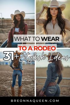 Master rodeo fashion with our comprehensive guide! Explore 31 versatile outfit ideas suitable for women attending any Western event. Cowgirl Style Outfits Rodeo, Rodeo Outfits For Black Women, Pbr Outfit For Women, Rodeo Outfit Ideas, Rodeo Outfits For Women, Western Event, Rodeo Outfit, Cowboy Chic, Cowgirl Style Outfits