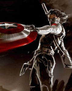 an image of a captain america character in the air with his arms out and shield outstretched