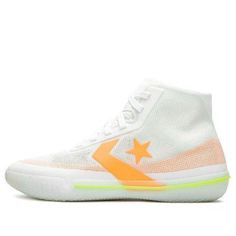 The Converse All Star Pro BB 'Hyperbrights Pack' is a two-sneaker pack that was released in July 2019. The pack features the All Star Pro BB basketball shoe, which is a fusion of Converse style and Nike performance. The Quad-axial woven upper on the shoe hugs the foot and gives the feel of a dynamic low-top in a mid-top design. The Nike React Foam sole is placed down below, promoting maximum energy return and support for multi-directional moves on the court. The All Star Pro BB 'Hyperbrights Pac Converse Basketball, Jordan Off White, Converse Style, Nike React, Mid Top, Latest Sneakers, Layer Design, Converse All Star, The Court