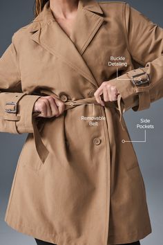 The epitome of effortlessly cool, the Prime Trench can be dressed up or down—or even worn as a dress. It’s the perfect throw-on-and-go coat for all your fall looks. With its perfect fit and sleek trench detailing, off-duty chic has never been easier. Alo Yoga Fall Outerwear In Solid Color, Fall Daywear Outerwear With Hidden Button Closure, Fall Outerwear With Hidden Button Closure For Daywear, Versatile Solid Color Outerwear For Daywear, Versatile Solid Outerwear For Travel, Classic Solid Color Outerwear For Travel, Classic Solid Color Travel Outerwear, Solid Color Fall Travel Outerwear, Classic Travel Outerwear In Solid Color